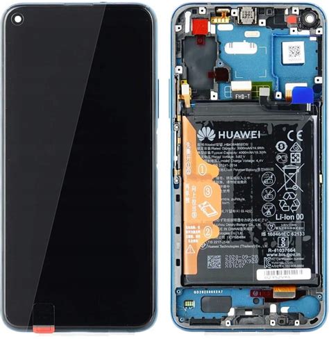 Podzespoły do telefonu HUAWEI Org Wyświetlacz Lcd Ramka Honor 20 Pro