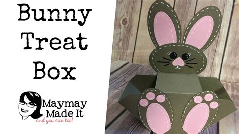 Simple Bunny Basket Treat Box Youtube