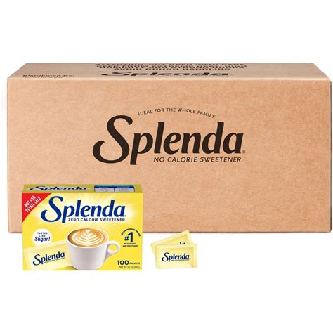 Splenda No Calorie Sweetener Packets Zerbee