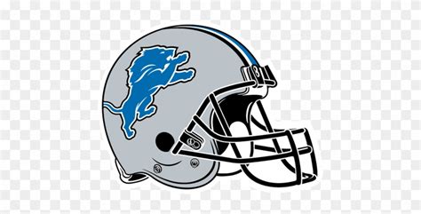 Nfl Football Helmets Detroit Lions Helmet Logo Free Transparent Png