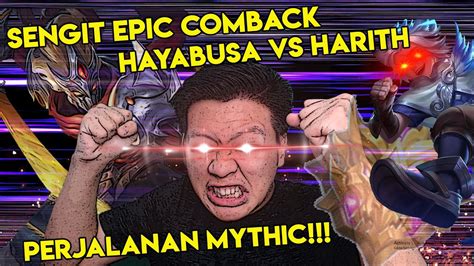 Epic Comeback Sengit Hayabusa Vs Harith Lategame Mobile Legend Bang