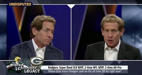 Watch Hilarious Clip Of Skip Bayless Contradictions On Aaron Rodgers