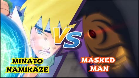 Minato Namikaze VS Masked Man Naruto Shippuden Ultimate Ninja Storm 4