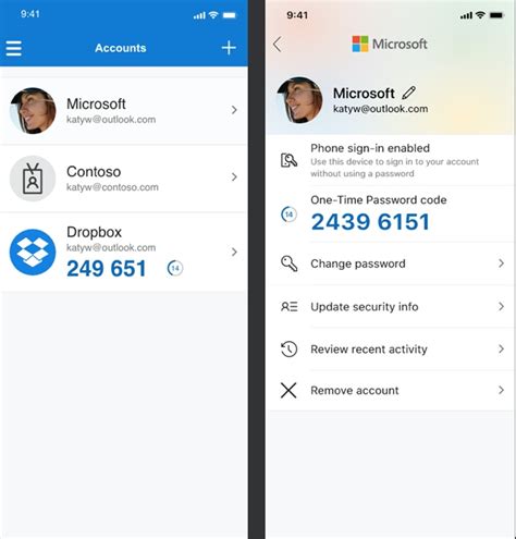 Microsoft Authenticator Für Ios Neue Account Ansicht Für Mehr Sicherheit