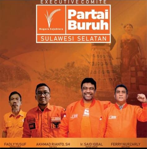 Nomor Urut 6 Di Pemilu 2024 Partai Buruh Sulsel Target 5 Persen Kursi