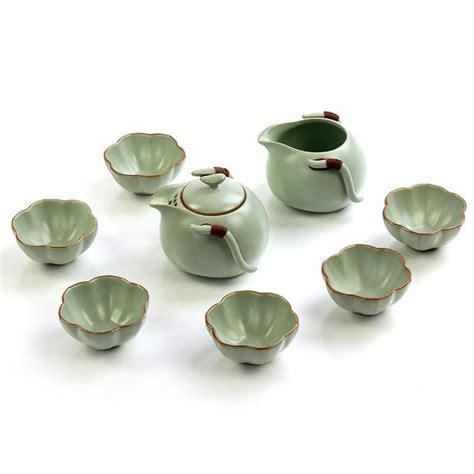 Ru Porcelain Chinese Zen Tea Set Zen Tea Tea Set