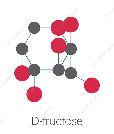 Fructose Fruit Sugar Molecule Illustration Stock Image F027 8454