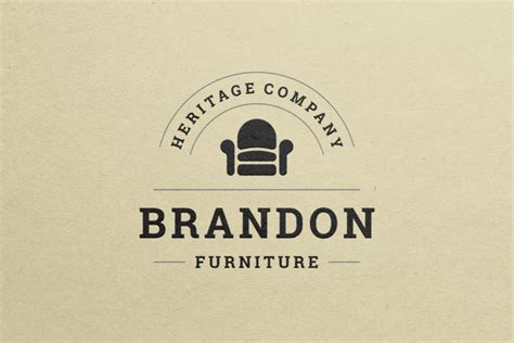 Furniture Company Minimalist Logo Graphic By Vasyako1984 · Creative Fabrica