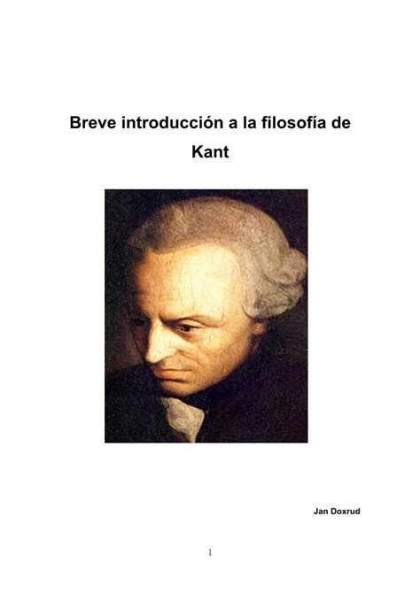 PDF Breve introducción a la filosofía de Kant PDF file Crítica