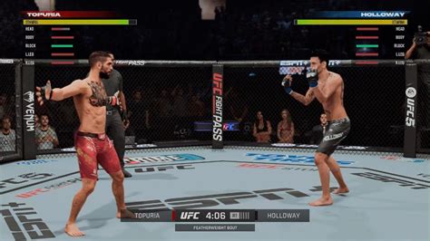 Max Holloway Vs Ilia Topuria Youtube