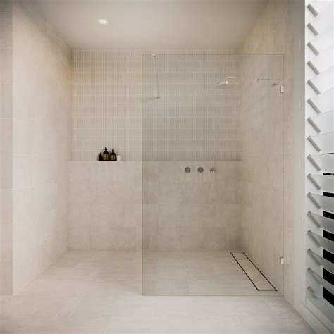 Stegbar Frameless Shower Screen Clear Glass Polished Silver