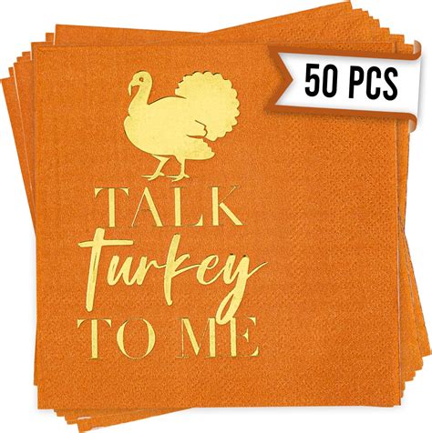 Amazon Pack Thanksgiving Cocktail Napkins Party Supplies Table