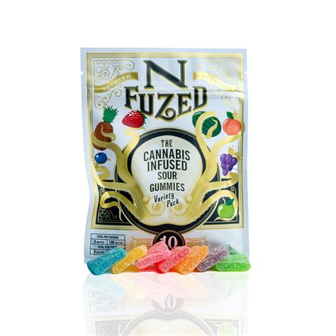 Sour Gummies Hybrid 10pk 100mg Nfuzed Gummies Jane