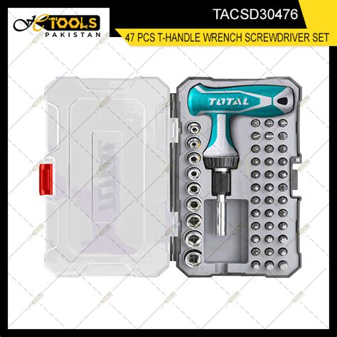 Total Pcs T Handle Wrench Screwdriver Set Hetools