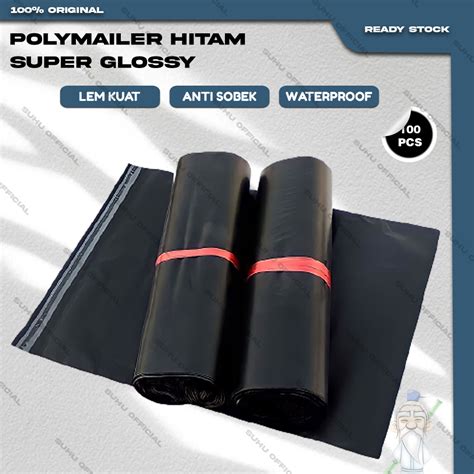 Jual Plastik Packing Baju Kantong POLYMAILER Olshop Isi 100 Lembar