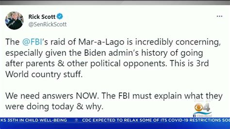 Sen Marco Rubio Rick Scott Share Thoughts On Fbi S Search Of Trump S Mar A Lago Residence