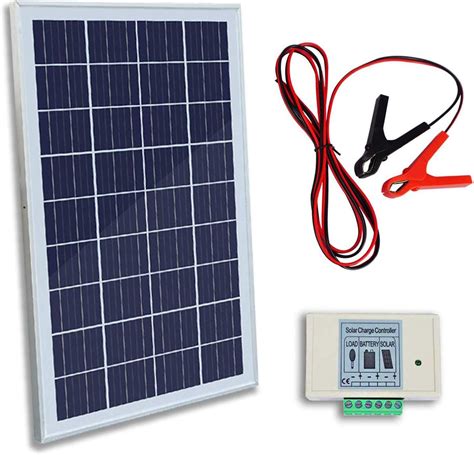 Eco Worthy 12 Volt 25 Watt Solar Power Kits 1pc 25w Solar Panel With Charge Controller 30a