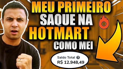 Primeiro SAQUE como MEI na HOTMART Como sacar comissões na HOTMART 2020