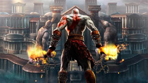 Papel De Parede Deus Da Guerra Kratos Jogos Captura De Tela Jogo