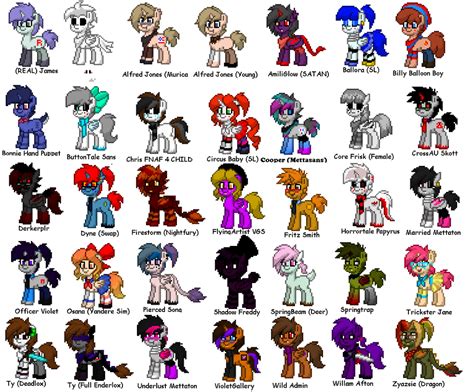 My Ponytown Ponies by FlyingArtist-VGS on DeviantArt