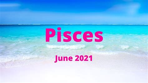 PISCES Money Tarot Reading June 2021 YouTube