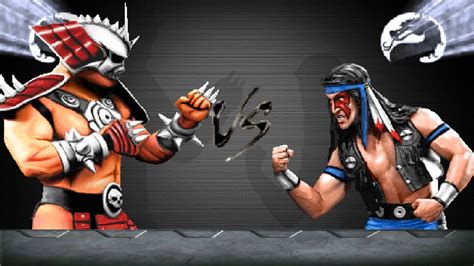 Shao Kahn Vs Nightwolf Mortal Kombat Youtube