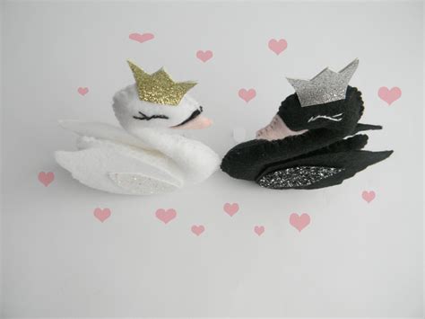 Pdf Pattern Felt Swan Ornament Swan Hand Sewing Pattern Swan Etsy Uk