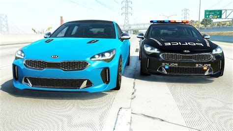 Kia Stinger Gt Crash Testing Beamng Drive Youtube