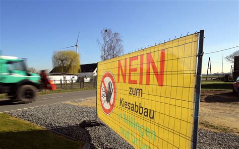 Alpen B Rgerinitiative Will Kies Zum Pr Fstein Im Kommunalwahlkampf Machen