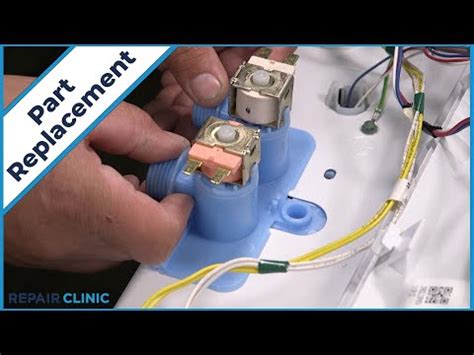 Ge Washer Inlet Valve Replacement Wh X Youtube