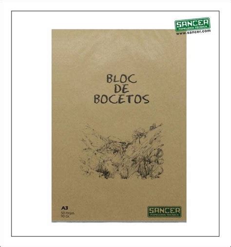 Bloc de Bocetos A3 Sancer Papelería Técnica