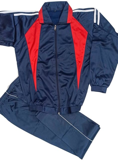 Navy Blue And Red Proamp Mens Polyester Track Suit Size 36 At Rs 435