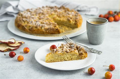 Apfelkuchen Mit Marzipan Streuseln Buchrezension K Stlich Backen Mit