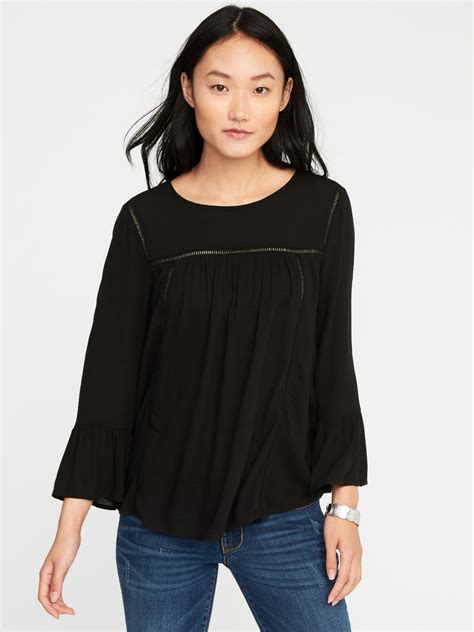 Ruffle Sleeve Swing Top For Women Old Navy