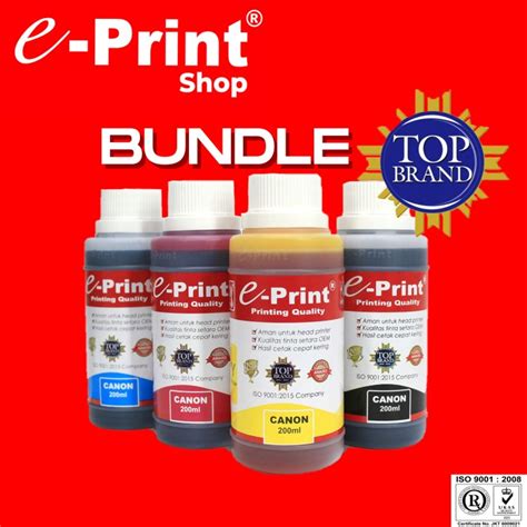 Jual E Print Tinta Canon Universal 200 Ml 1 Set 4 Warna Jakarta Utara