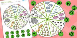 Number Matching Pegs Activity Transport Themed Twinkl