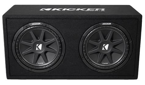 Kicker 43dc122 Comp Dual 12 Subwoofers In Vented Sub Box Enclosure 2