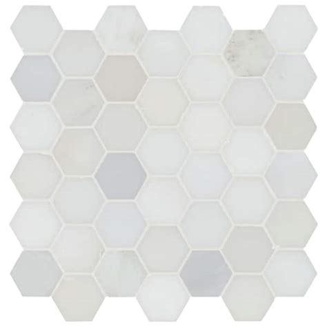 Reviews For Msi Greecian White Hexagon In X In Polished