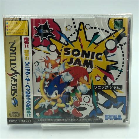 New Sealed Sonic Jam Sega Saturn Japan Mint Flawless Y Fold W Tearstrip