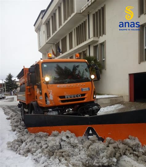 Emergenza Neve In Sicilia Anas Interviene Nelle Aree Colpite Dal Sisma