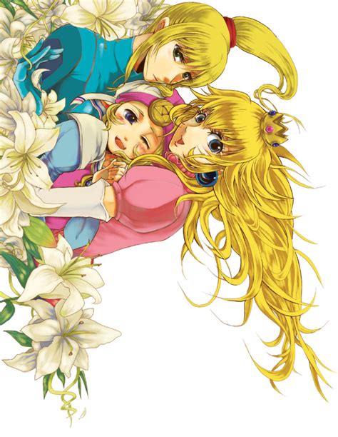 Princess Zelda Samus Aran Princess Peach And Young Zelda The Legend