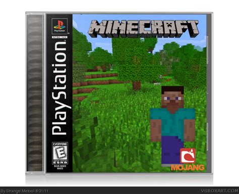 Minecraft Playstation Box Art Cover By Strange Metool