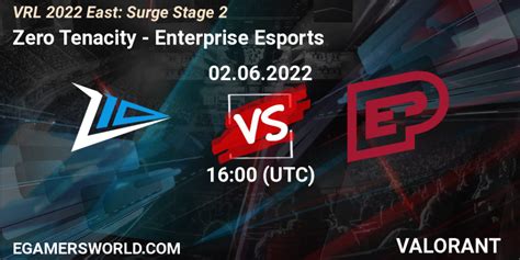 Zero Tenacity Vs Enterprise Esports 02 06 22 VALORANT VRL 2022 East