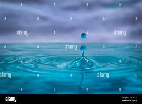 Fine Art Water Droplet Photography Stock Photo Alamy