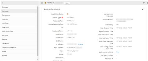 Poly VoIP phones | OpsRamp Documentation