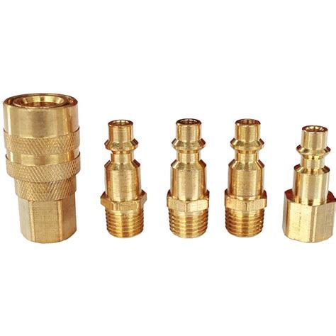 Acople R Pido X Piezas En Bronce Npt Aire Kit Fabriles