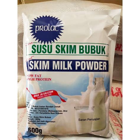 Jual Susu Skim Bubuk Prolac Low Fat High Protein 600 Gram Import