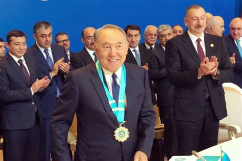 Nursultan Nazarbayev Awarded Supreme Order Of The Turkic World