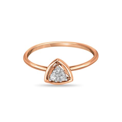 18kt Rose Gold Diamond Ring