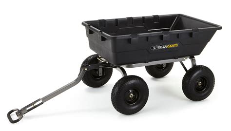 Amazon Gorilla Carts Extra Heavy Duty Poly Dump Cart With In